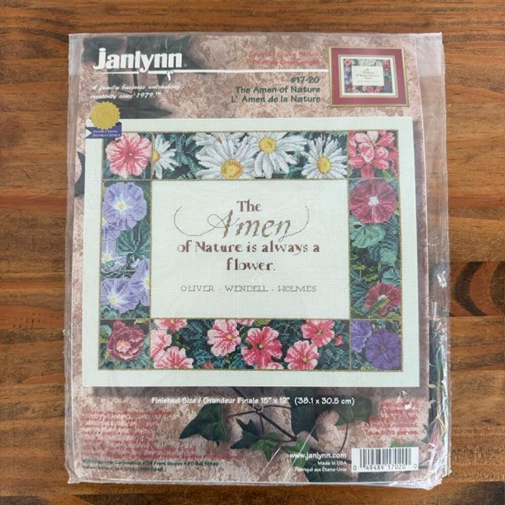 Janlynn The Amen of Nature Counted Cross Stitch Kit